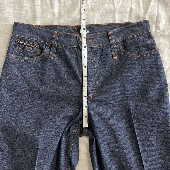 Dolce & Gabanna Straight Flare Jeans Retro Western 70s Y2K Size 26 low rise - Picture 13 of 14